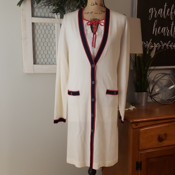 Talbots Sweaters - Talbots pure merino wool cardigan and tank size xl